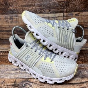 ON Running Cloudflow Women’s Size 8.5 Light Green Running Shoes Helion OnCloud